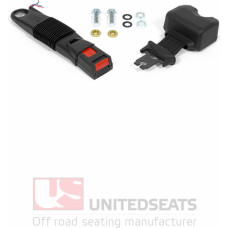Unitedseats Automātiskā Securon 2 punktu ELR drošības josta ar slēdzi (Duo jutīga) – B151003